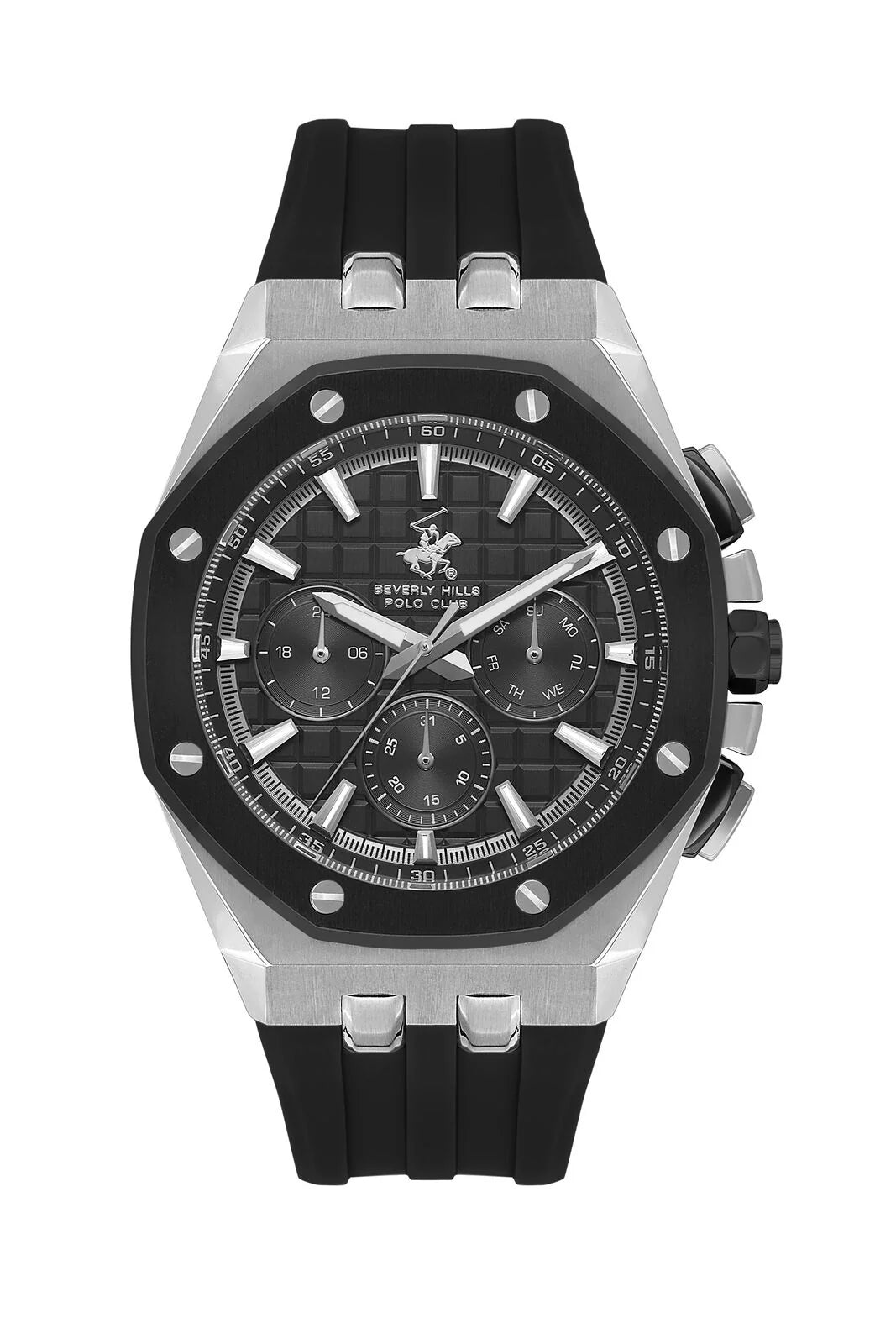 BEVERLY HILLS POLO CLUB Silikon Kordon Erkek Kol Saati BP3624X.351