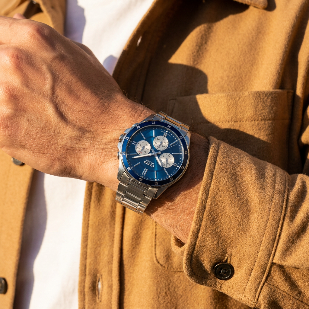 Casio Çelik Kordon Erkek Kol Saati ASW123-185CS