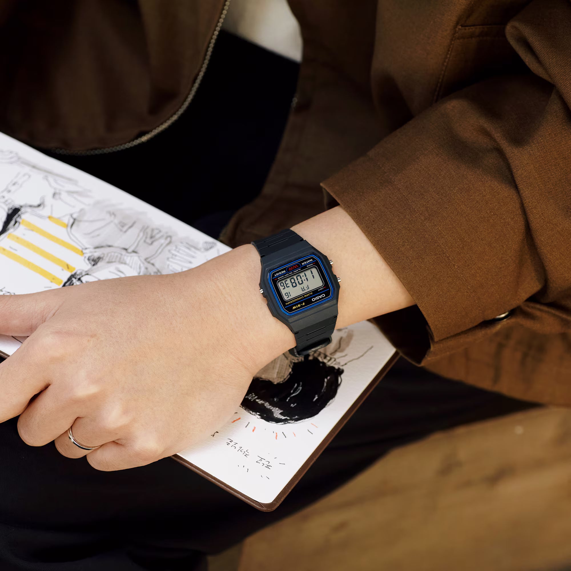 Casio Silikon Kordon Unisex Kol Saati CS3024-ASW