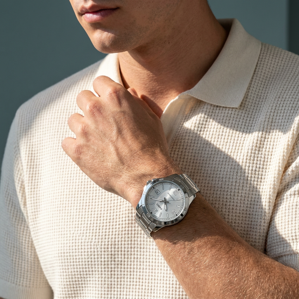 Casio Çelik Kordon Erkek Kol Saati ASW123-180CS