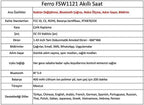 Ferro Silikon Kordon Akıllı Erkek Kol Saati ASW123-FSW1121-S