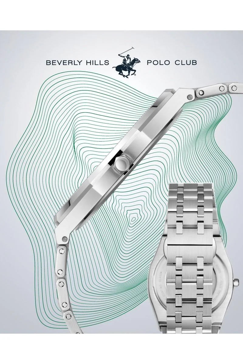 BEVERLY HILLS POLO CLUB Çelik Kordon Erkek Kol Saati  BP3825X.370