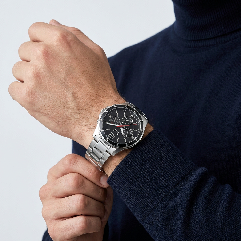 Casio Çelik Kordon Erkek Kol Saati ASW123-186CS